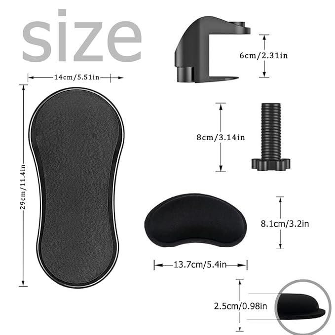 Desk Arm/Wrist Rest Pad( Pack of 2)