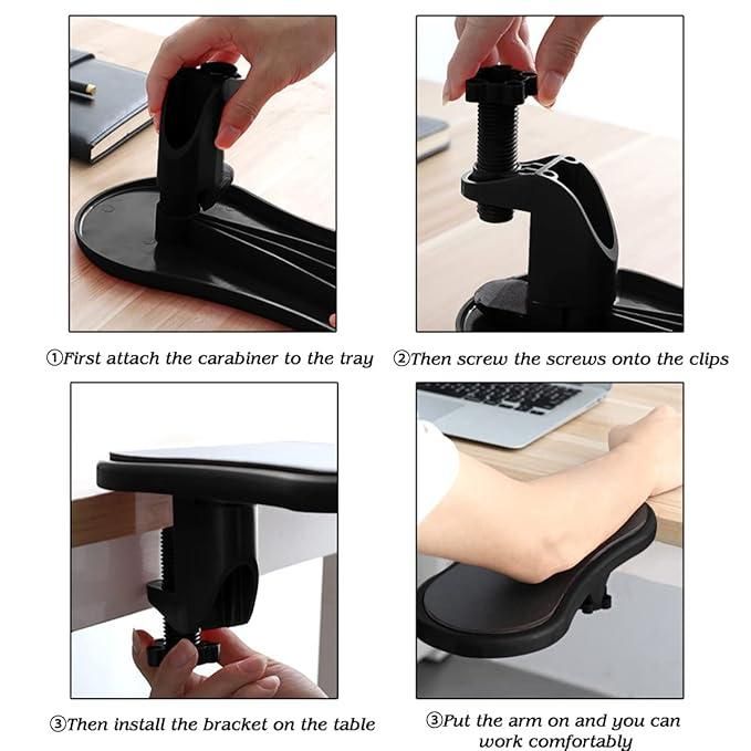Desk Arm/Wrist Rest Pad( Pack of 2)