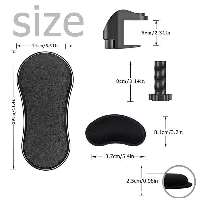 Desk Arm/Wrist Rest Pad( Pack of 2)