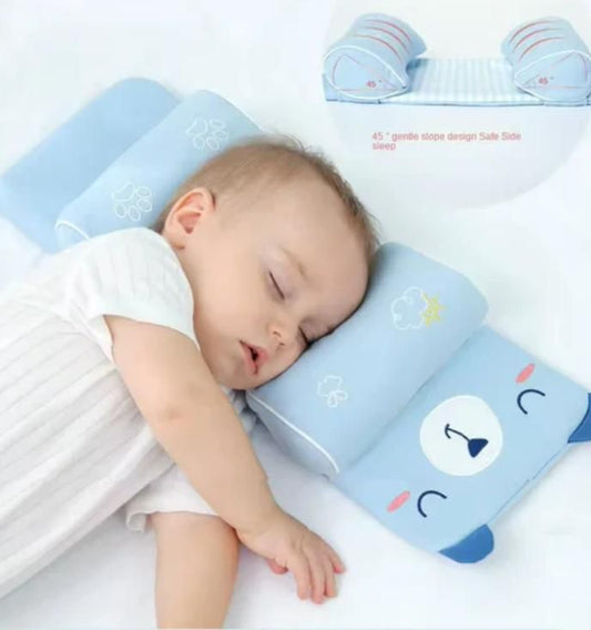 Baby Shaping Head Support Pillow - Blue Colour