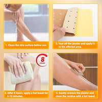10 pcs Super Strength Herbal Heat Patches