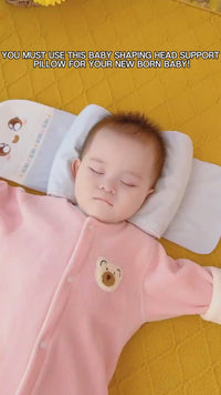 Baby Shaping Head Support Pillow - Blue Colour